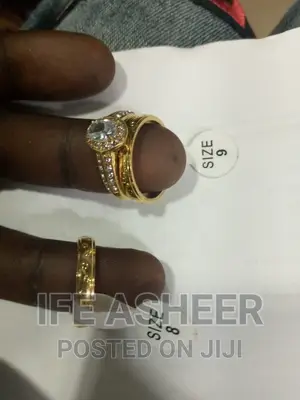 France Gold Couples Set of Wedding Ring 00 - Gold