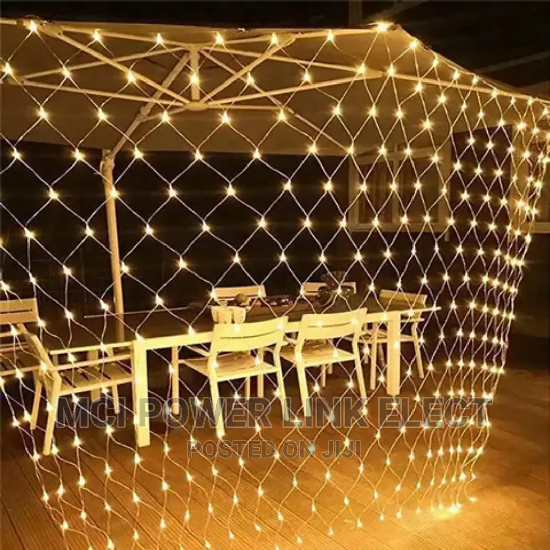 Net Light 5 Meters by 5 Meters Christmas Net Light Warm Wh