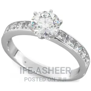 U.S Sterling Silver Proposal/Engagement Ring 0110 - Silver