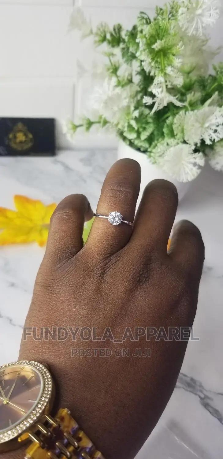 Adjustable 925 Sterling Silver Engagement Ring
