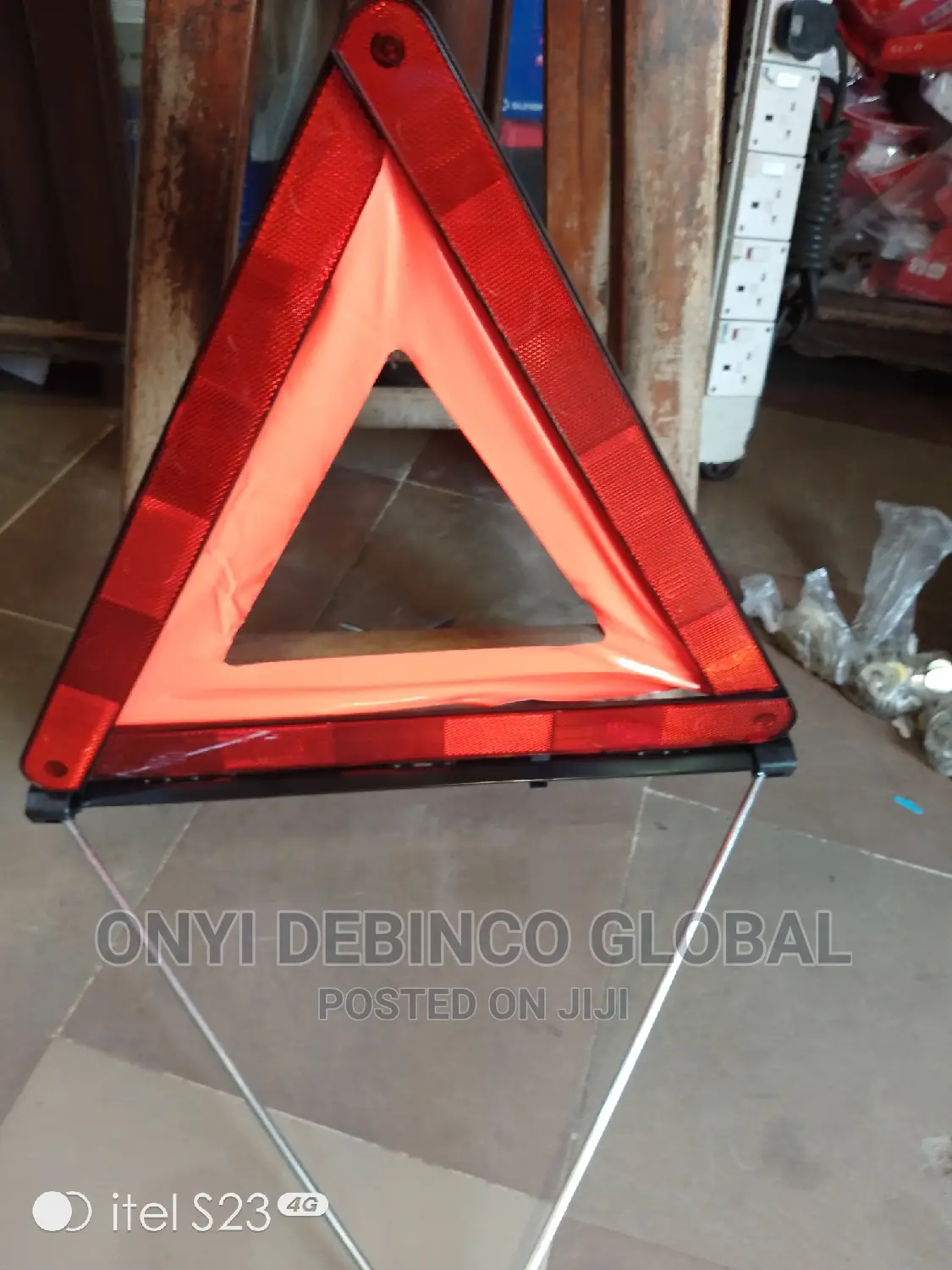Reflective C- Caution Triangle Traffic Safety