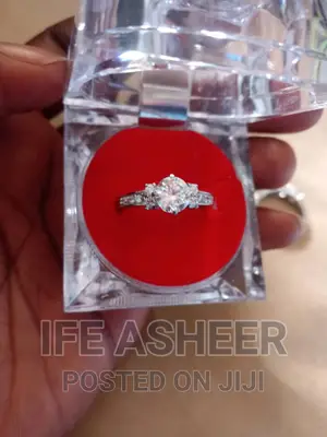 U.S Sterling Silver Ladies Proposal Ring 017 - Silver
