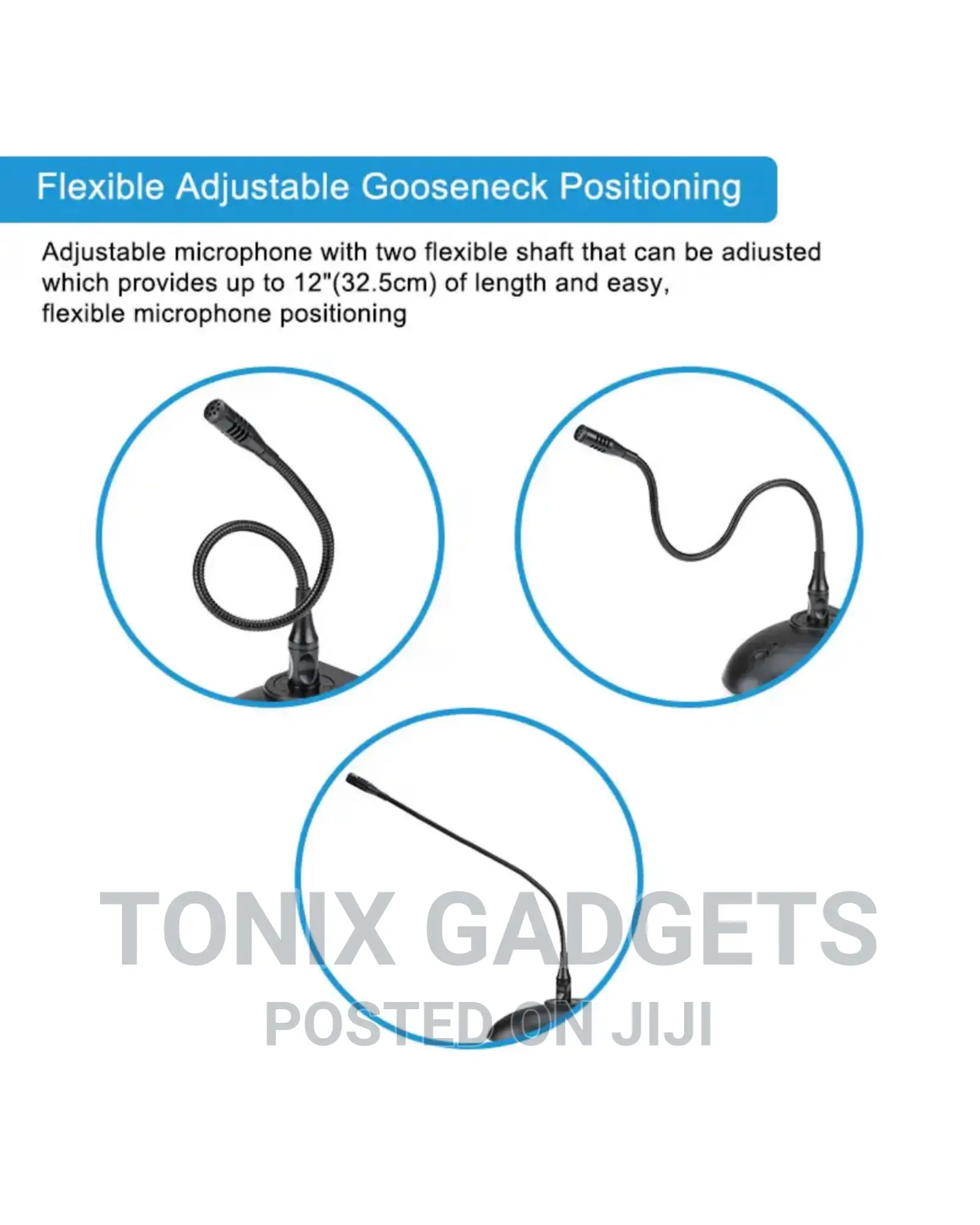 Professional USB Gooseneck Microphone