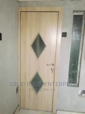 HDF Door With Glass for Sale
