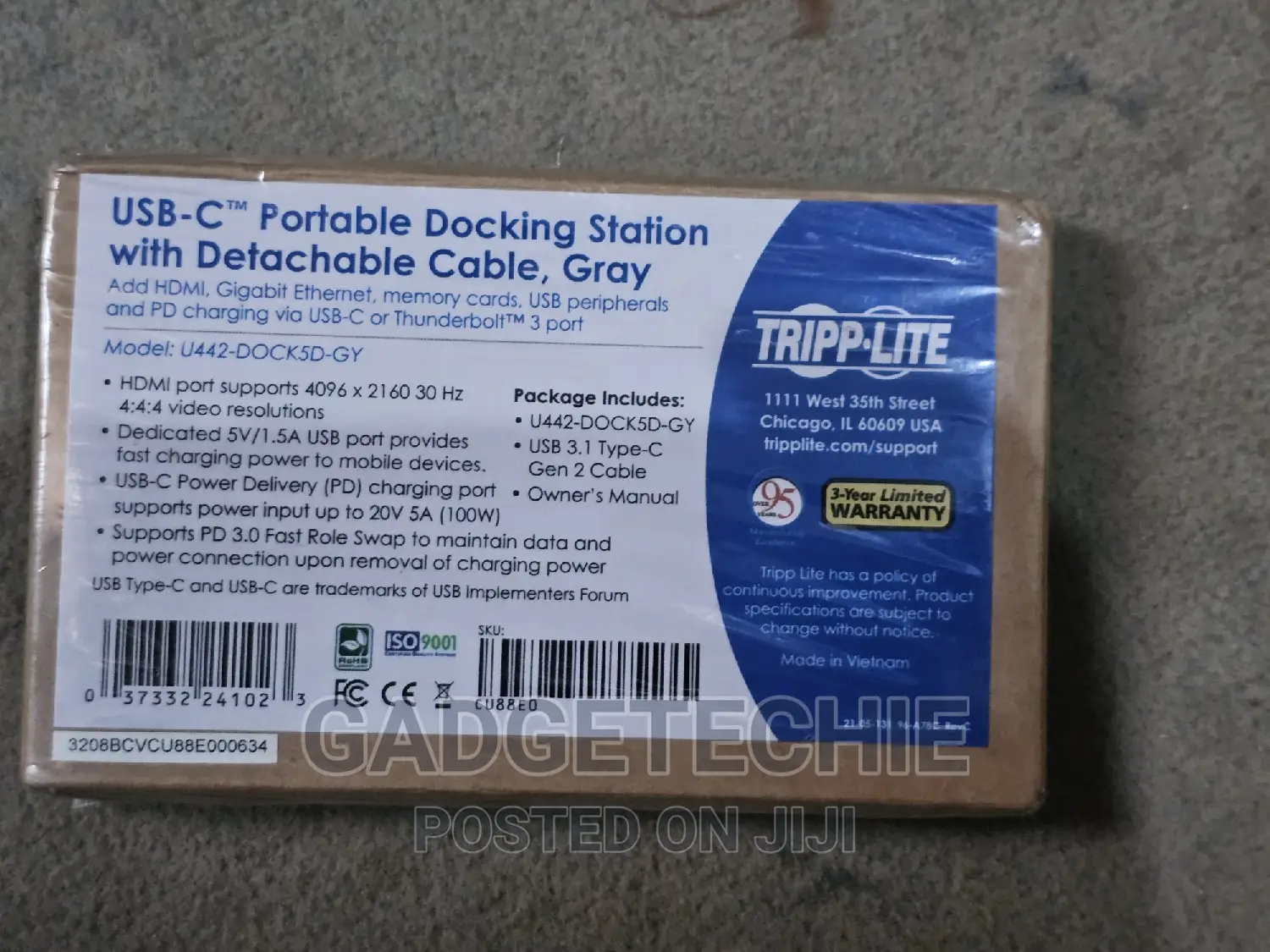 Tripp Lite USB C Docking Station USB Hub HDMI