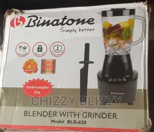 Binatone BLG-620 Blender/Grinder With Stick -Unbreakable Jar