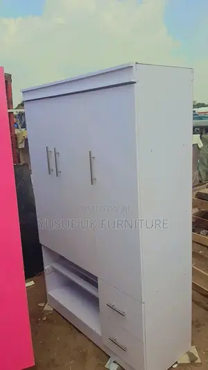 White Three Doors Wardrobes Available