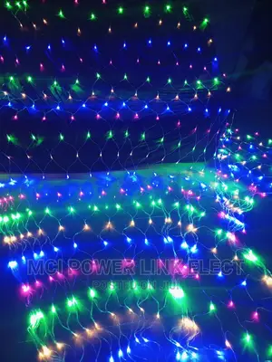 Multi Colour 5 Meters by 5 Meters Christmas Net Lights