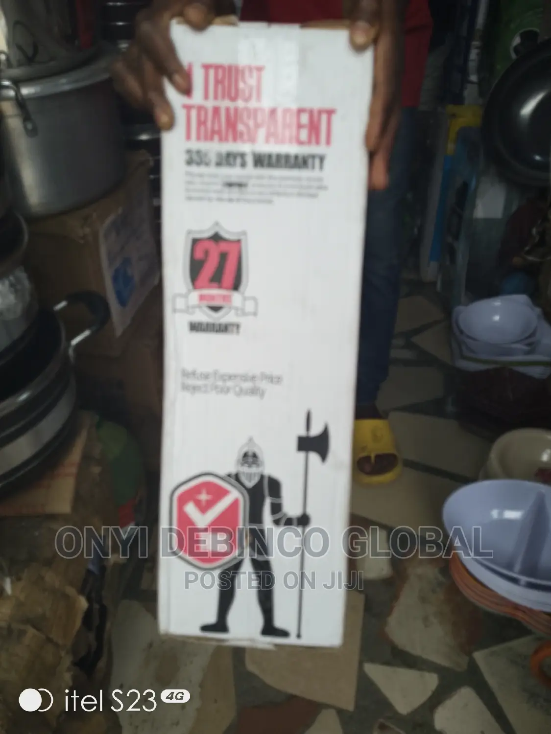 Transparent Odf02-18inch Standing Fan 50w