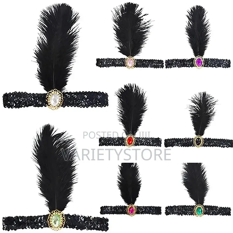 Halloween Feather Hairband