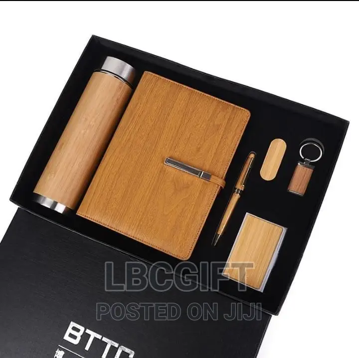 Executive 6 in 1 Bamboo Gift Set