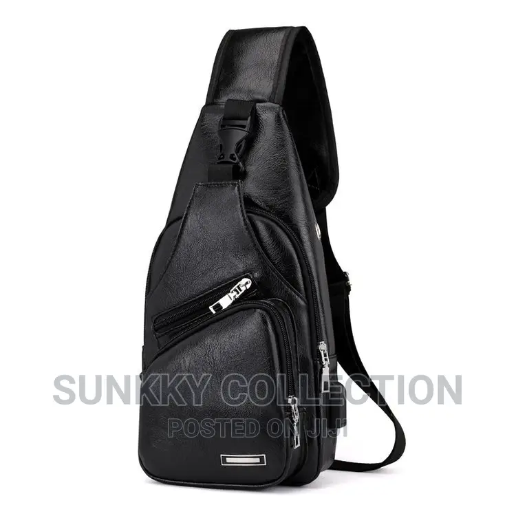 Smart Pu Leather Shoulder Bag/Chest Bag