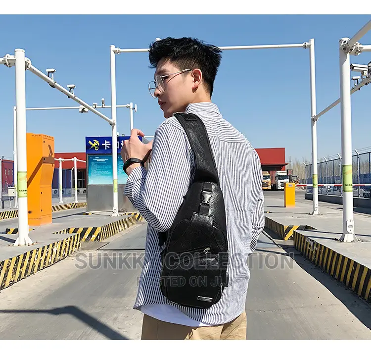 Smart Pu Leather Shoulder Bag/Chest Bag