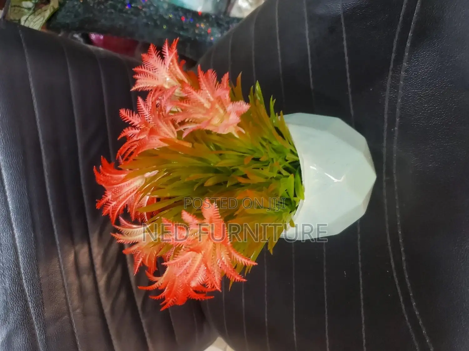 Tv Console Decorating Flowers