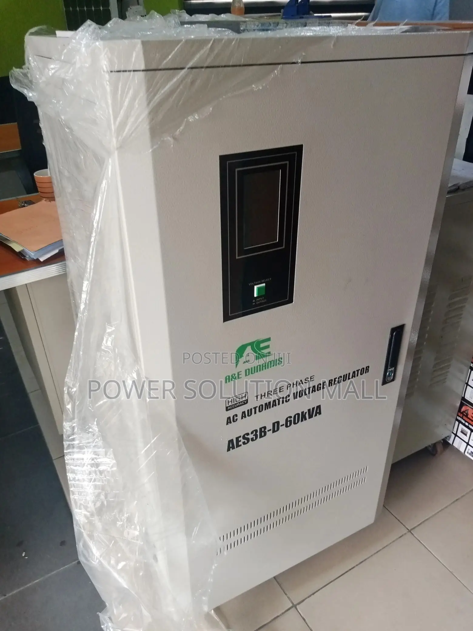 A E 60kva 3-Phase Stabilizer With 1 Year Warranty