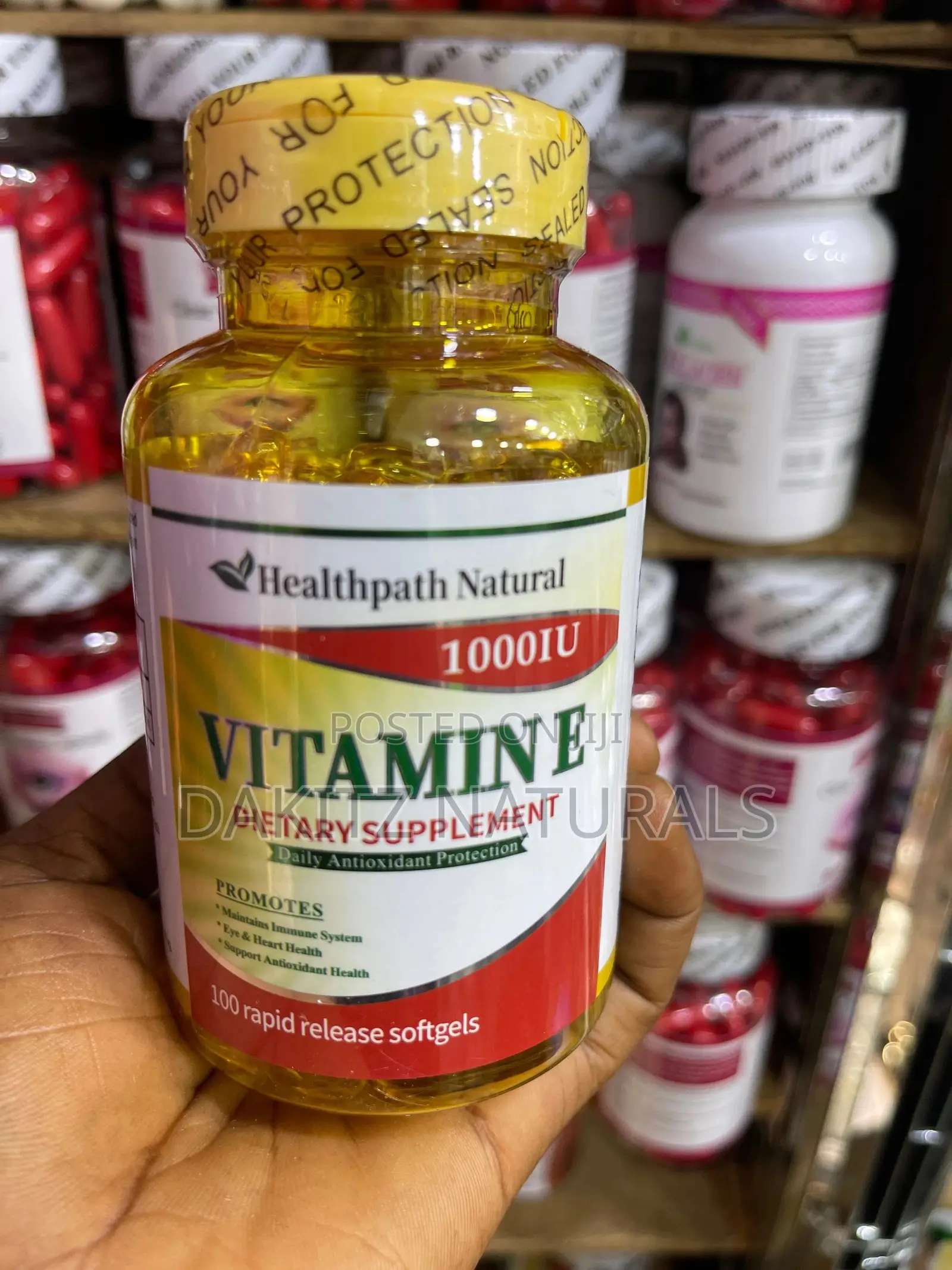 Healthpath Natural Vitamin E 100softgel