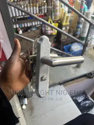 Stainless Steel Lever Knob Set