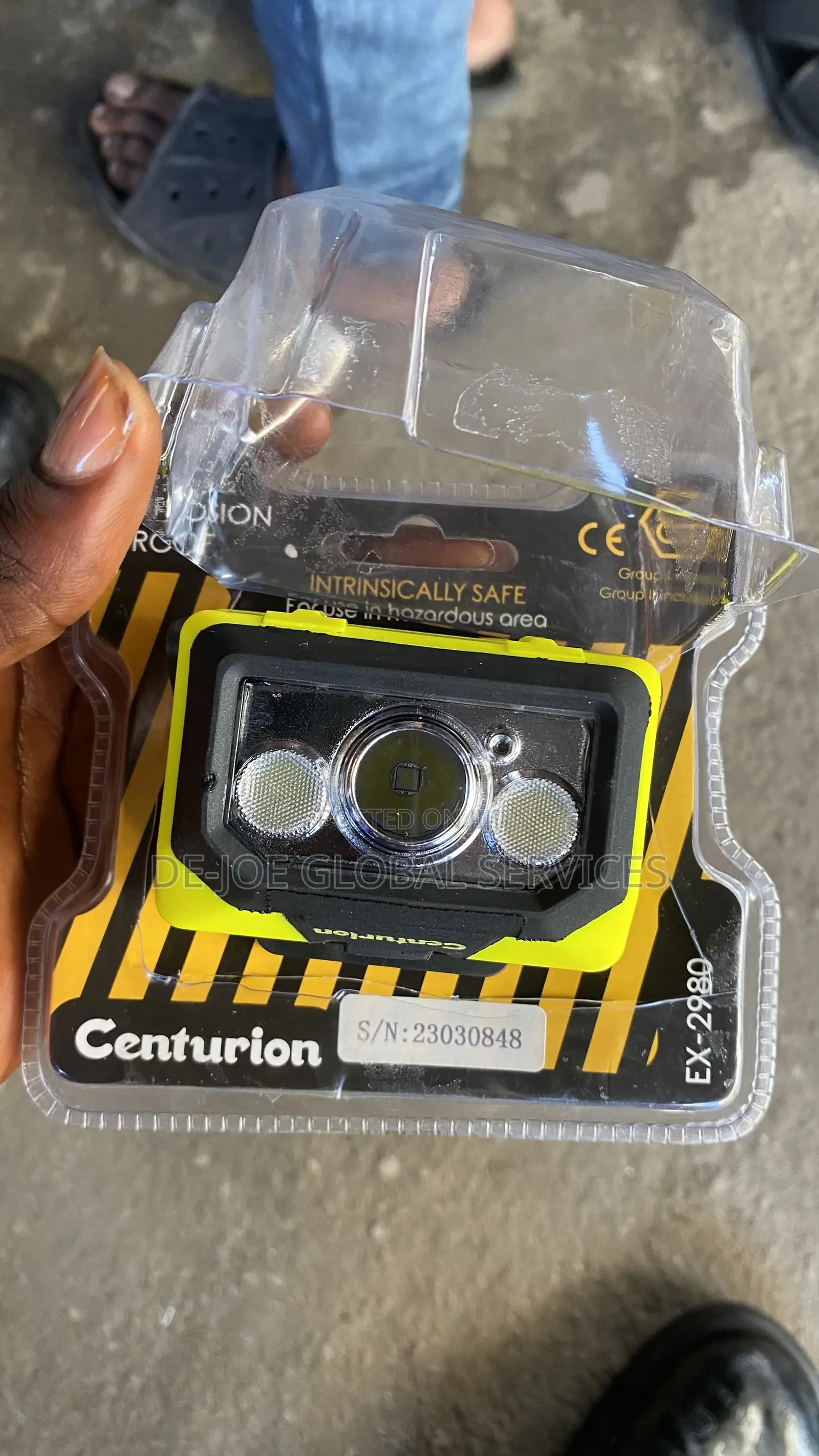 Centurion EX-2980 ATEX Intrinsically Safe Head Light