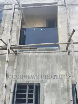 Balcony Glass Handrail With 10mm Glass