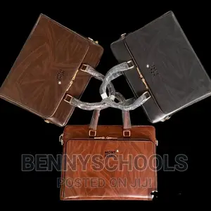 Diff Colo Mont Blanc Leather Office, Laptop and Business Bag