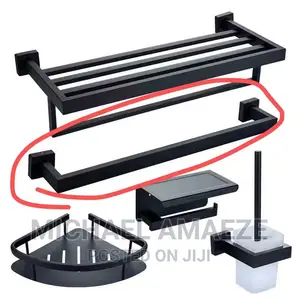 Black Original Bathroom Accessories Heavy Type