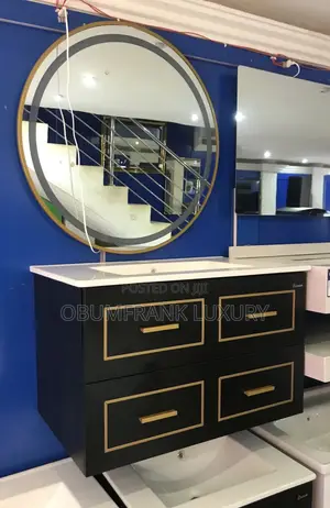 Black Cabinet Basin