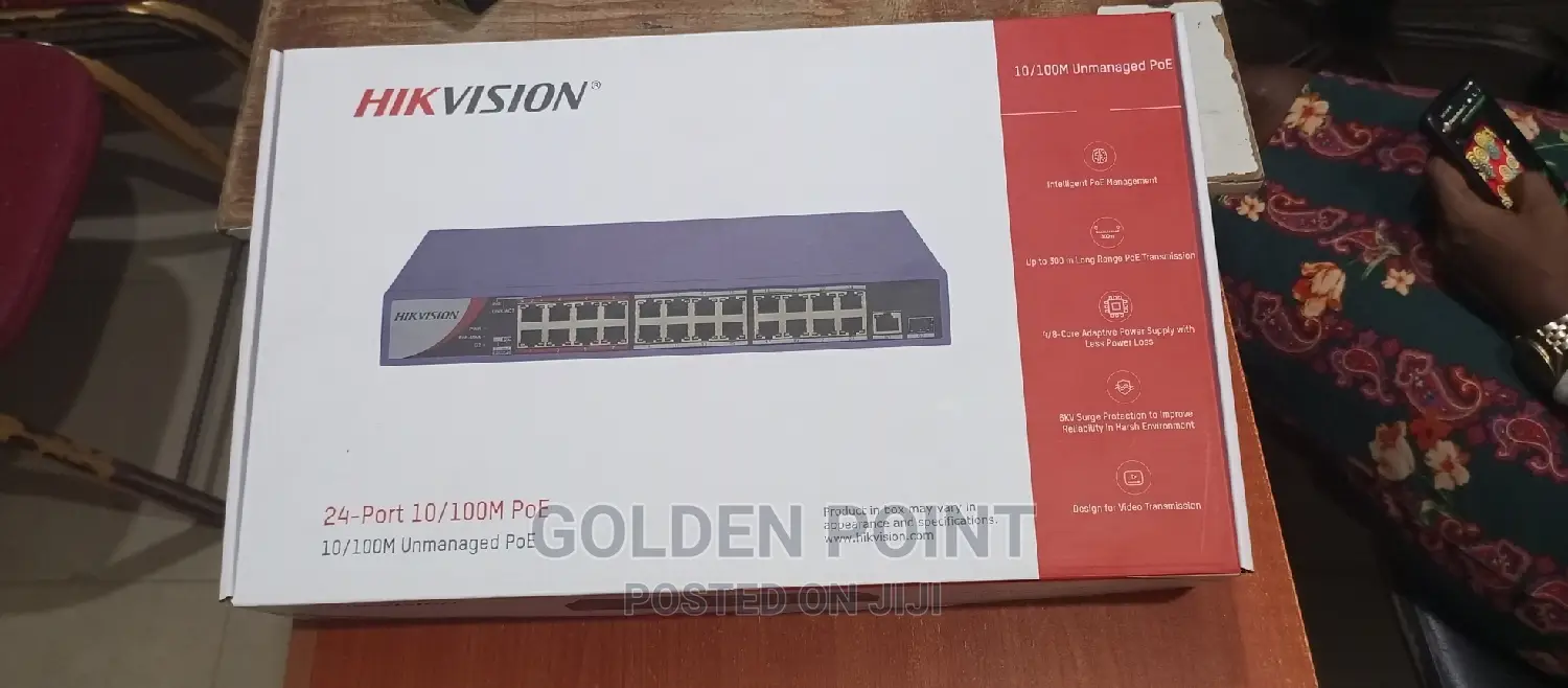 Hikvision Ds-3e0326p-E | 24port Unmanaged Poe Switch