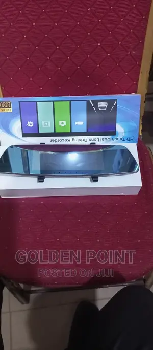 HD Car Mirror Camera Front and Back With Memory Sard Slot,