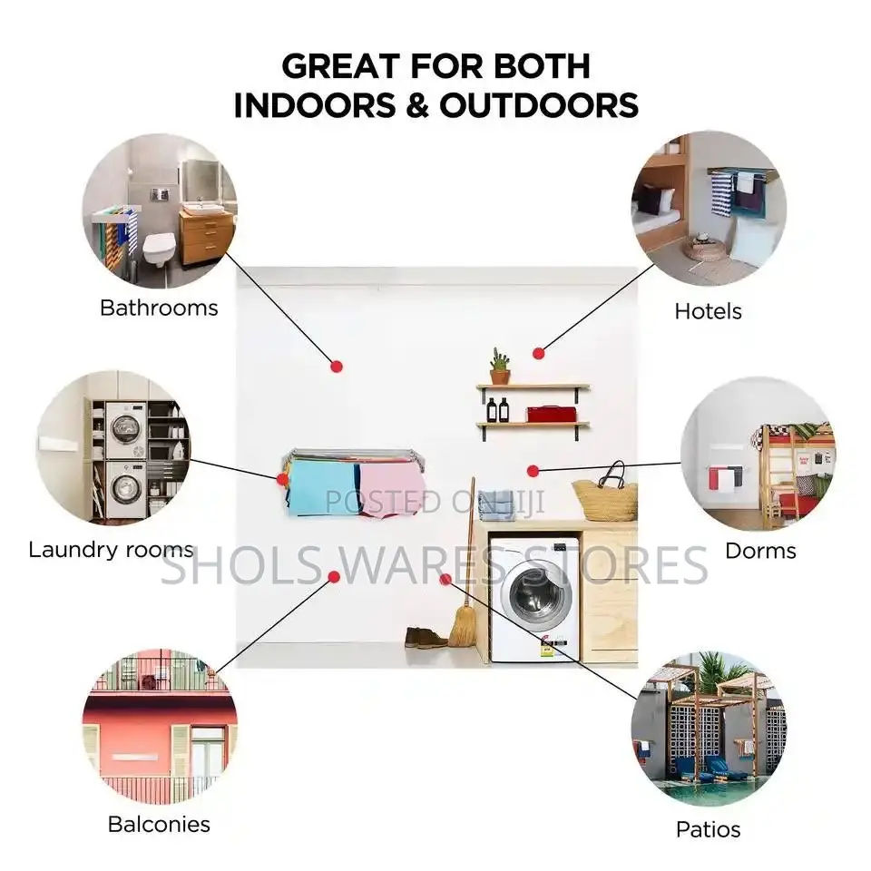 Retractable Clothes Drying Rack