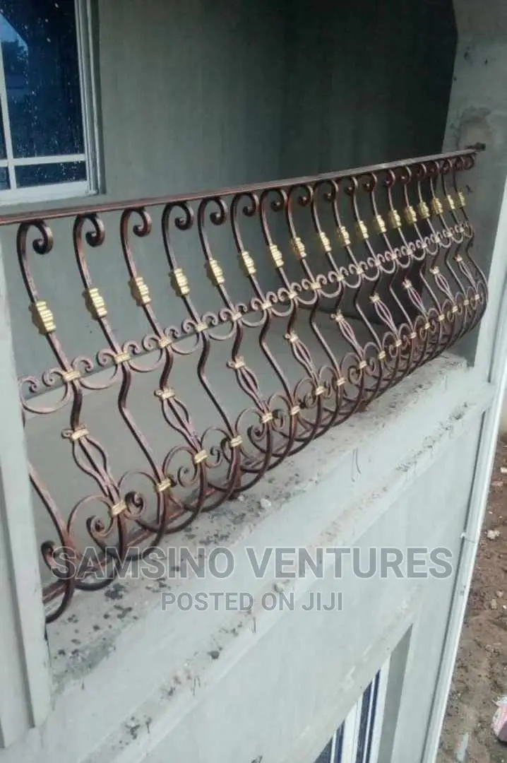 Handrail Wroth Iron in Different Designs.