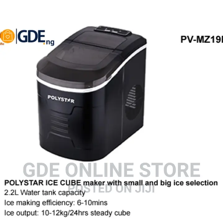 Polystar Ice Cube Maker – Black