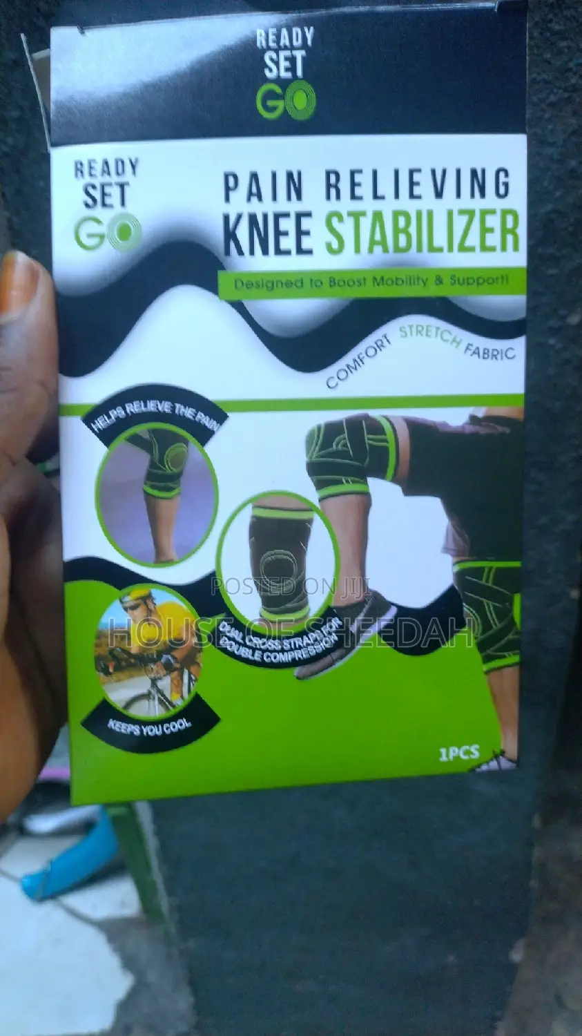 Compression Support Knee Sleeve With Adjustable Strap