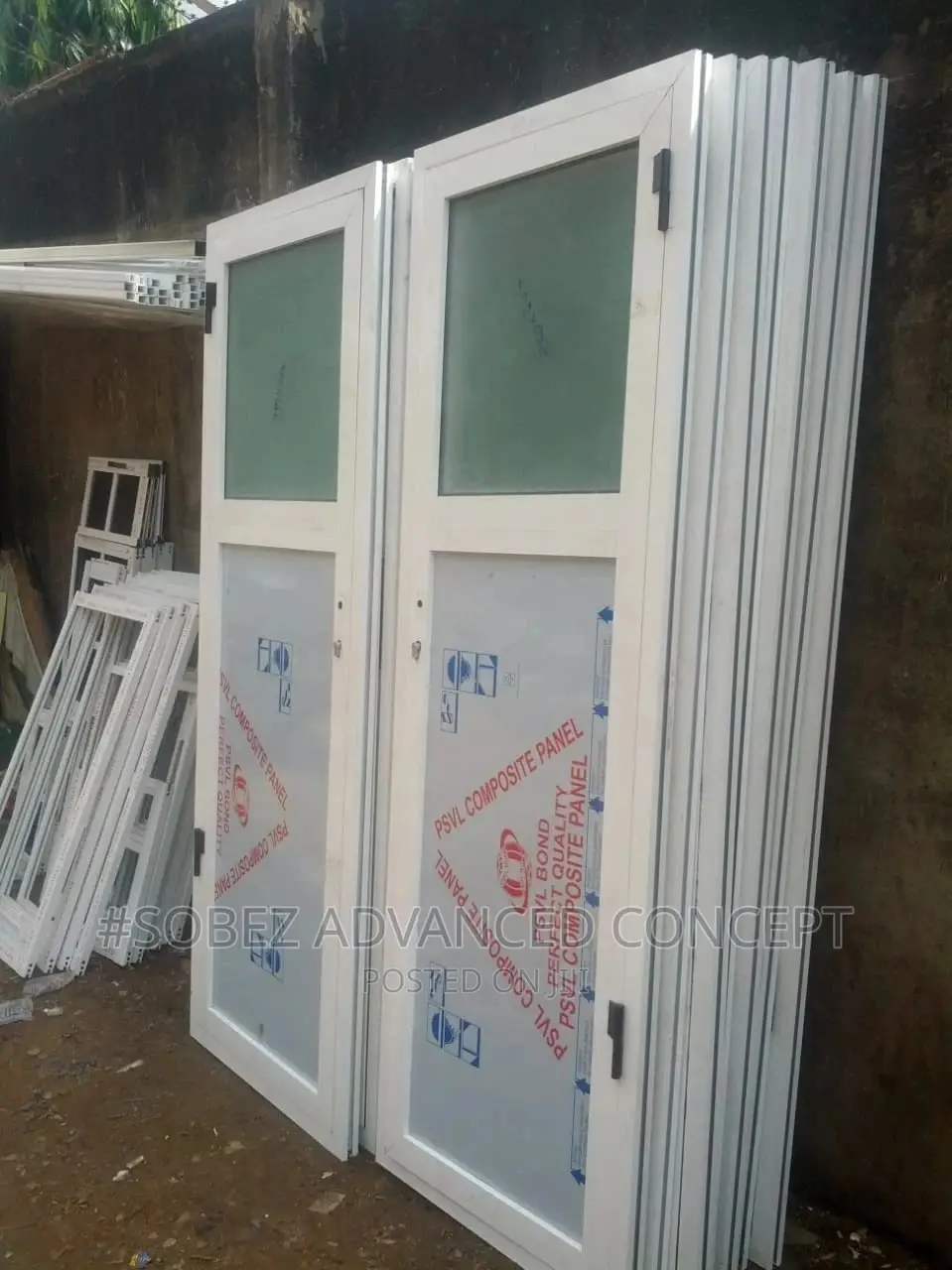 Aluminum Front Double Doors