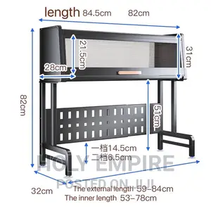New Multifunctional Expandable Over Sink Plate Rack