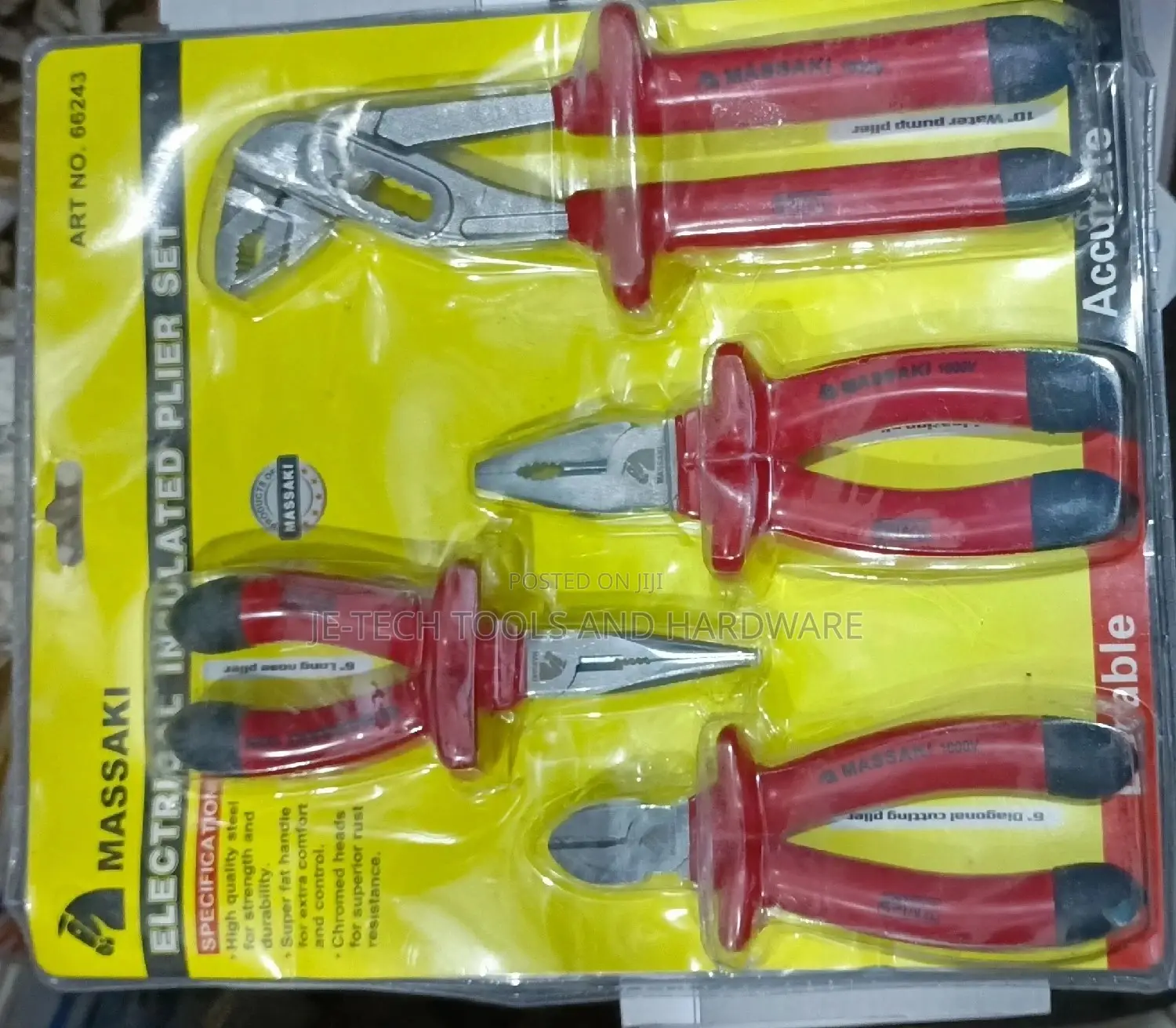 Electrical Insulated Plier Set