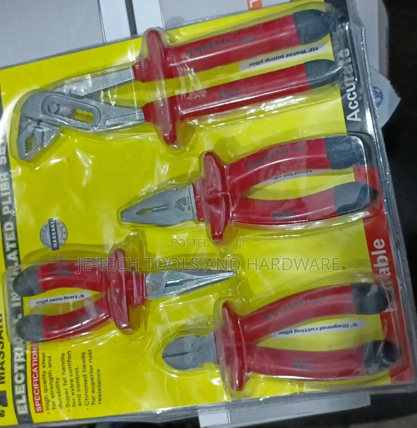 Electrical Insulated Plier Set
