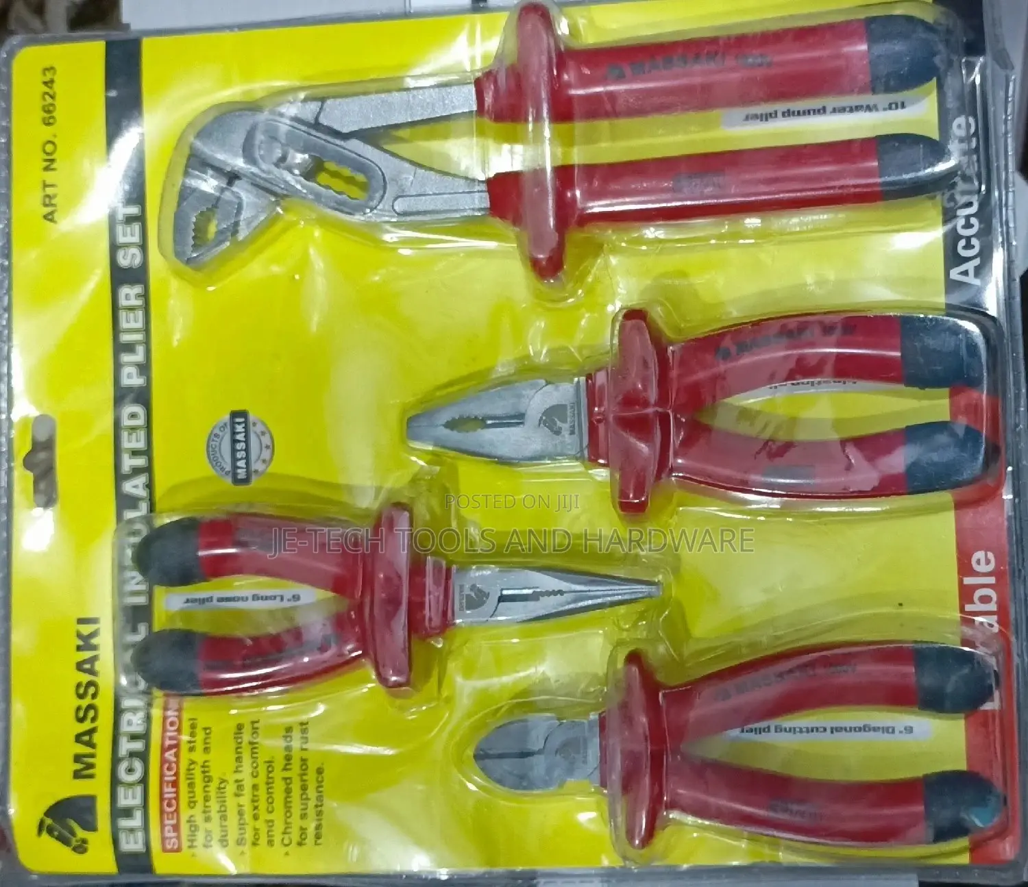 Electrical Insulated Plier Set