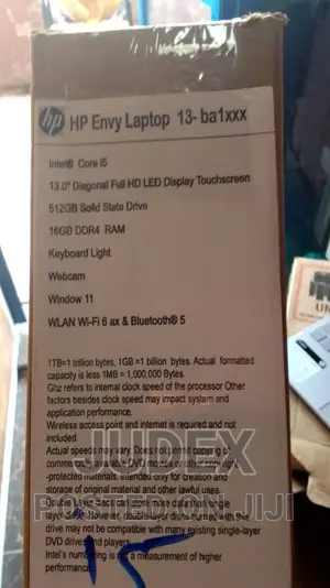 New Laptop HP Envy 14 8GB Intel Core I5 SSD 512GB