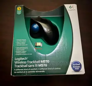 Logitech M570 Wireless Trackball Mouse.
