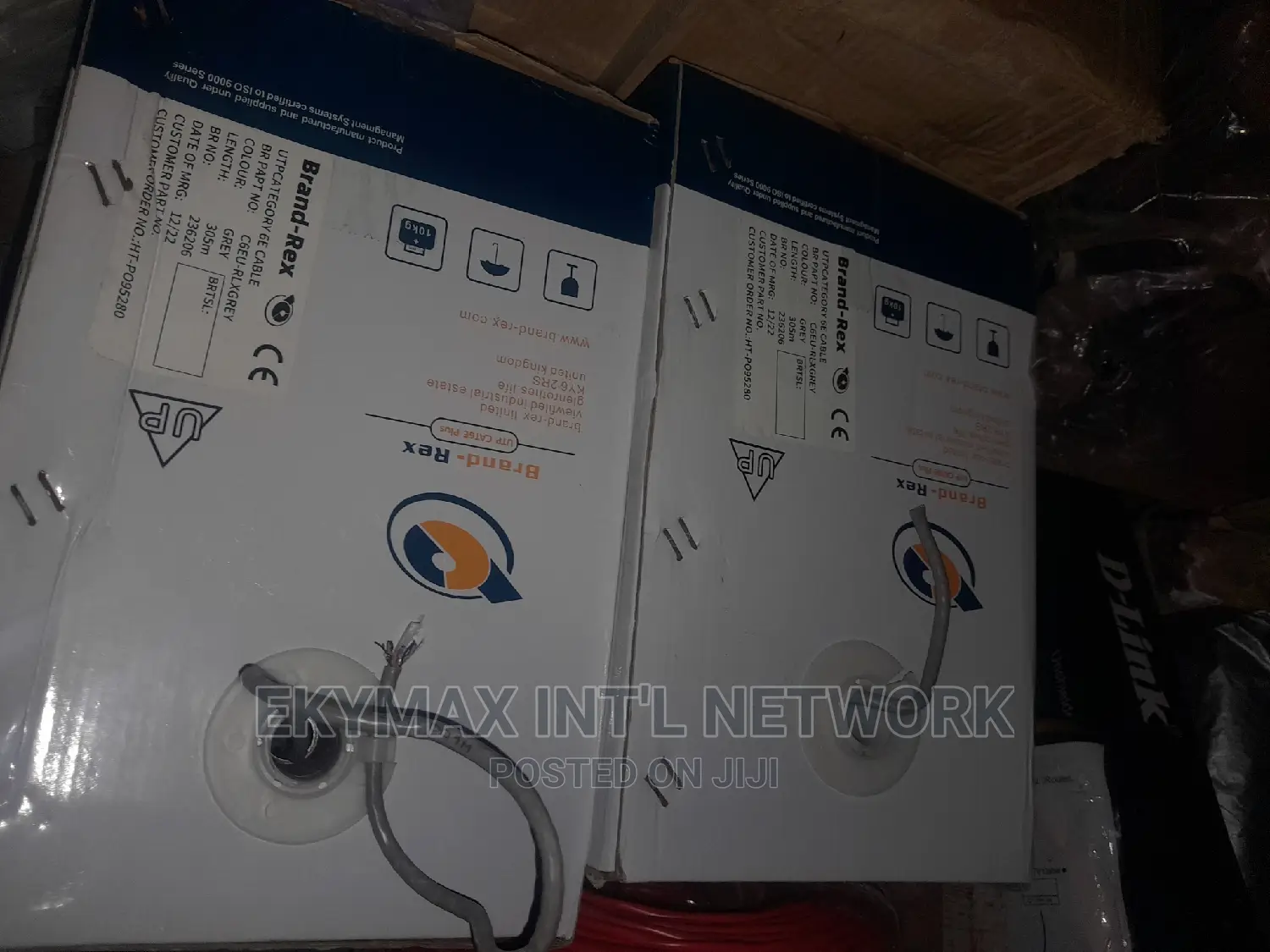 Brand Rex Cat6 Cable