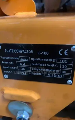 High Grade Plate Compactor C-180