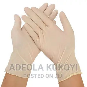 Latex White or Examination Gloves - 100pcs