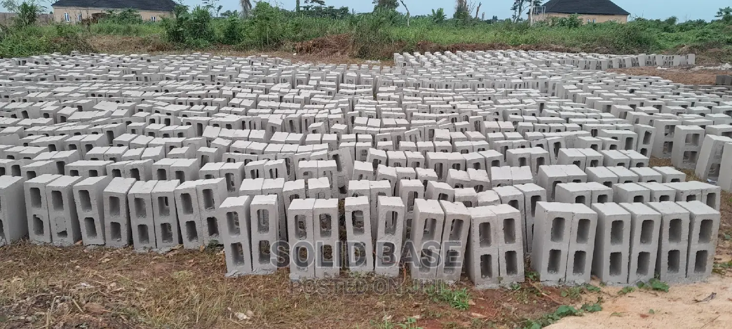 6inchs Quality Vibrated Blocks Mould With Stonedust