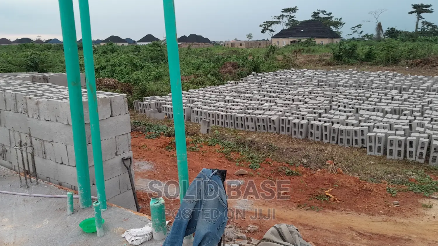 6inchs Quality Vibrated Blocks Mould With Stonedust