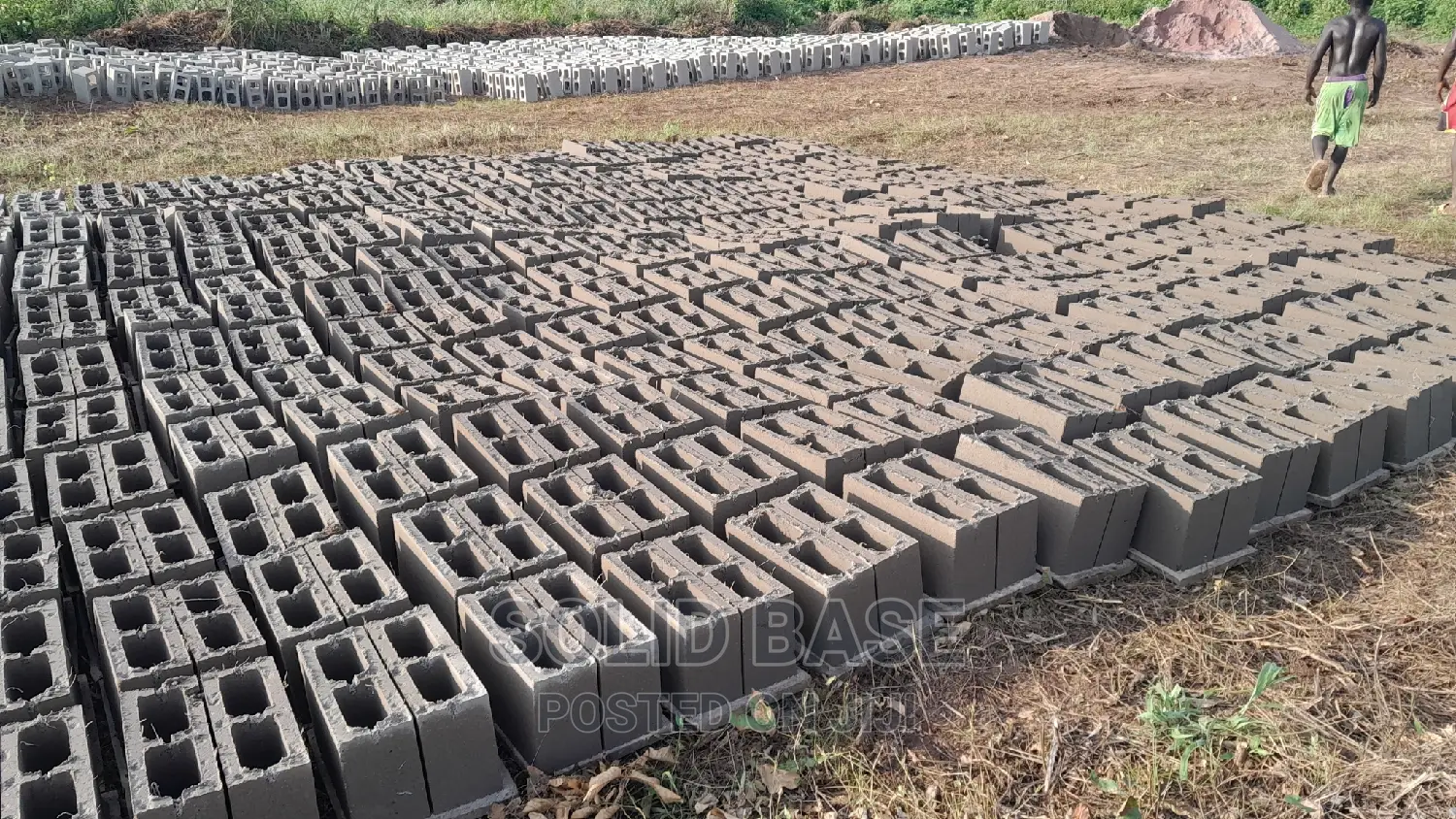 6inchs Quality Vibrated Blocks Mould With Stonedust