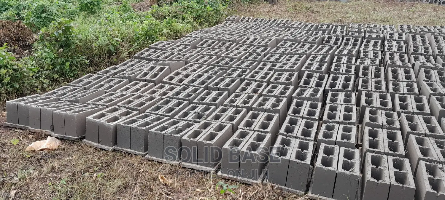 6inchs Quality Vibrated Blocks Mould With Stonedust