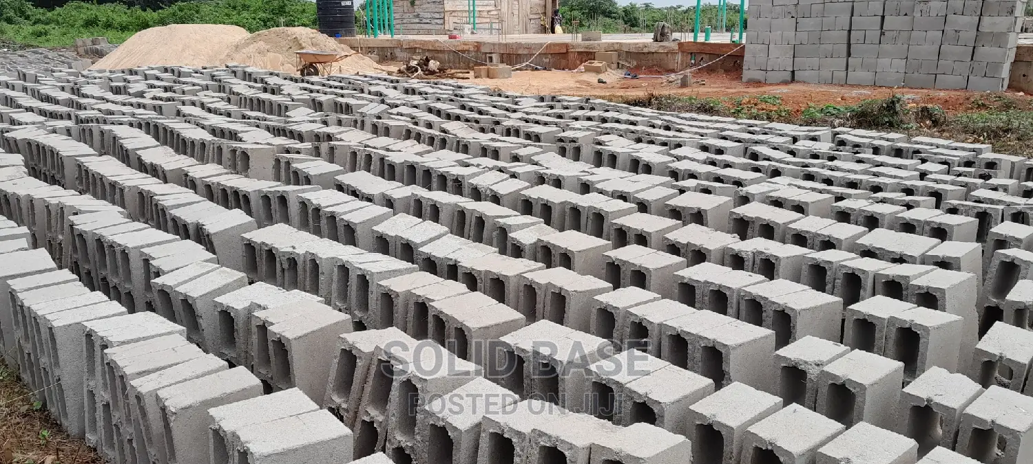 6inchs Quality Vibrated Blocks Mould With Stonedust