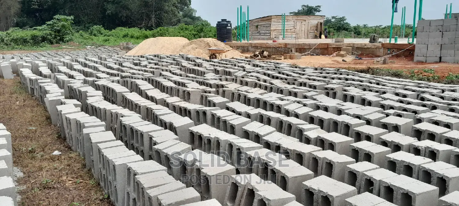 6inchs Quality Vibrated Blocks Mould With Stonedust