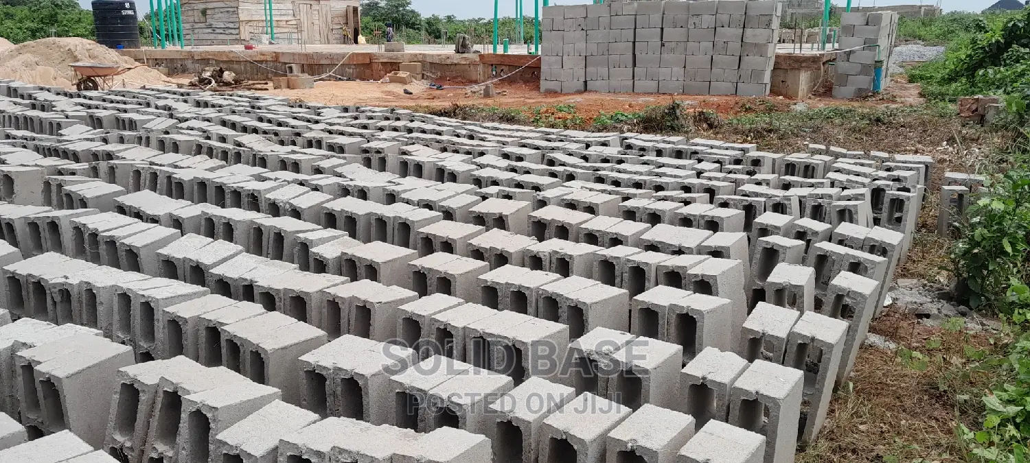 6inchs Quality Vibrated Blocks Mould With Stonedust