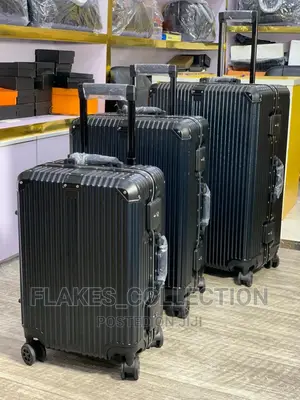 Photo - Set of 3 Aluminum Hardshell Luggage Box